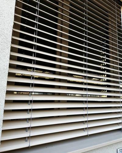 Detail na vonkajšie žalúzie